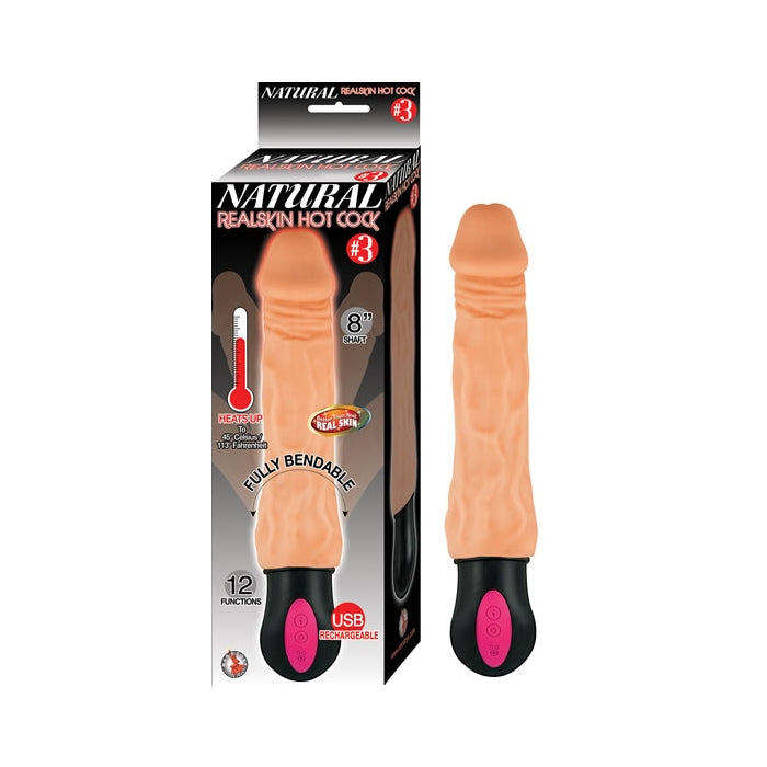 NATURAL REALSKIN HOT COCK #3-FLESH
