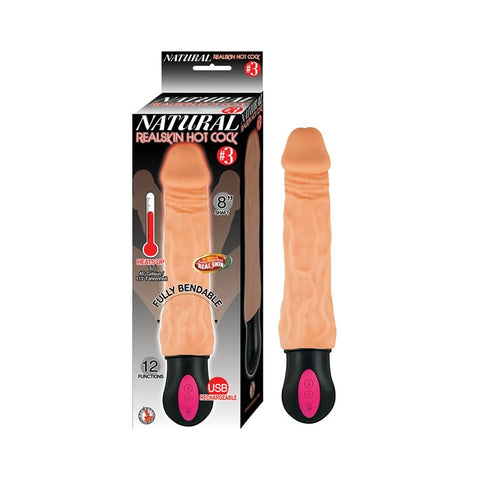 NATURAL REALSKIN HOT COCK #3-FLESH