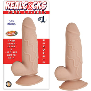 REALCOCKS DUAL LAYERED #1 FLESH 5.5"