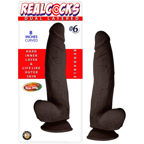REALCOCKS DUAL LAYERED #6-DARK BROWN
