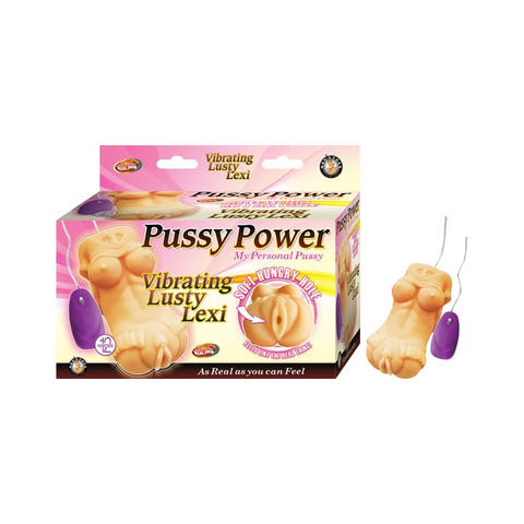 PUSSY POWER VIBRATING LUSTY LEXI-FLESH