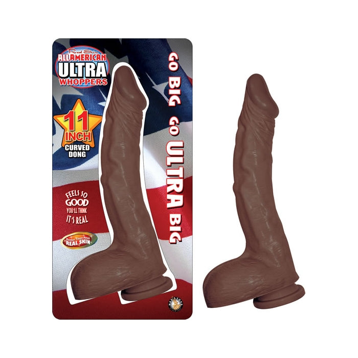 ALL AMERICAN ULTRA WHOPPERS 11IN CURVED DONG-BROWN