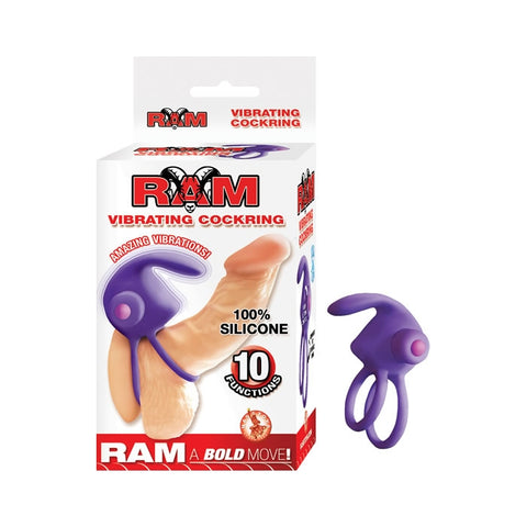 RAM VIBRATING COCKRING-PURPLE