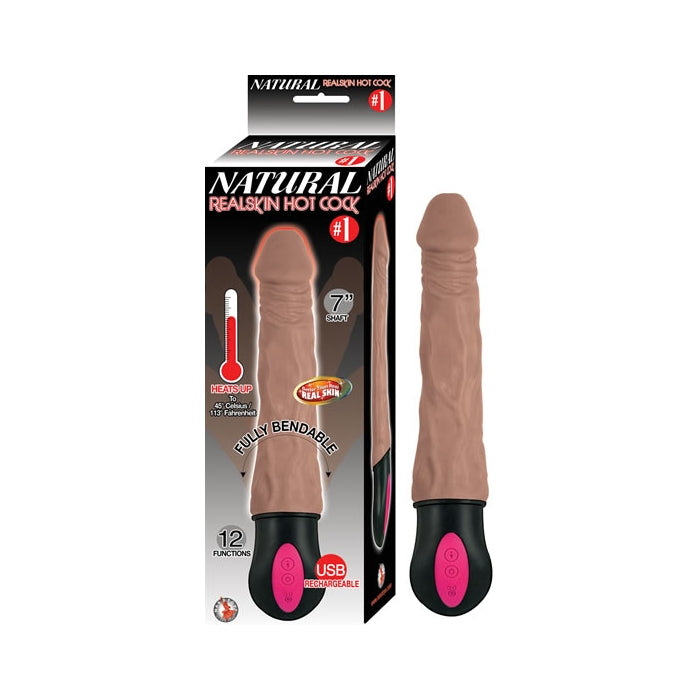 NATURAL REALSKIN HOT COCK #1-BROWN