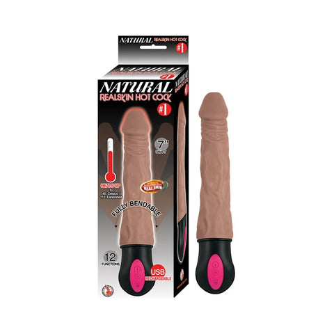 NATURAL REALSKIN HOT COCK #1-BROWN