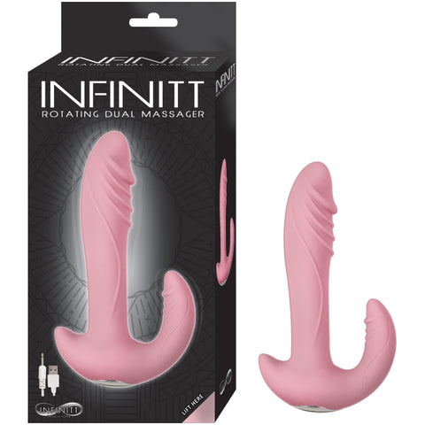 INFINITT ROTATING DUAL MASSAGER-PINK