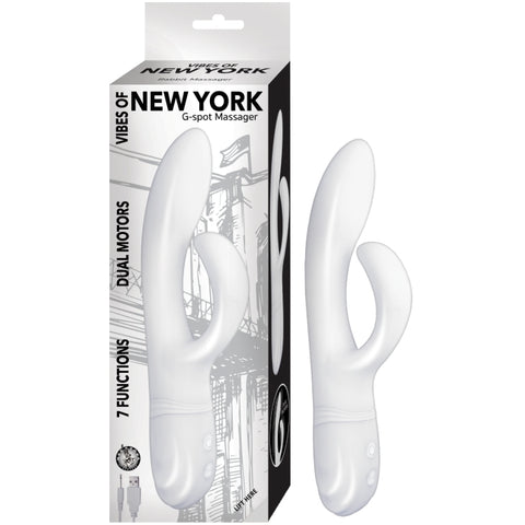 VIBES OF NEW YORK G-SPOT MASSAGER-WHITE