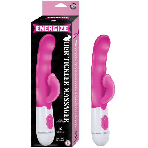 ENERGIZE HER TICKLER MASSAGER - PINK