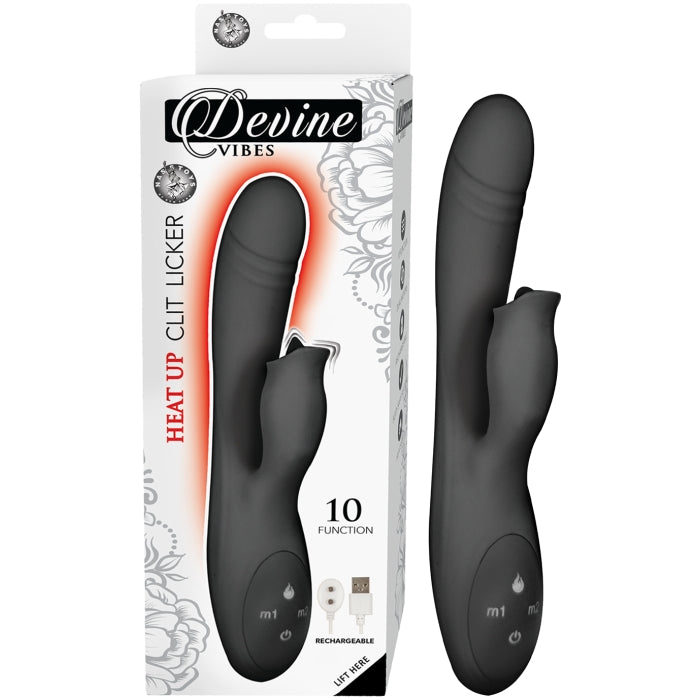 DEVINE VIBES HEAT UP CLIT LICKER-BLACK