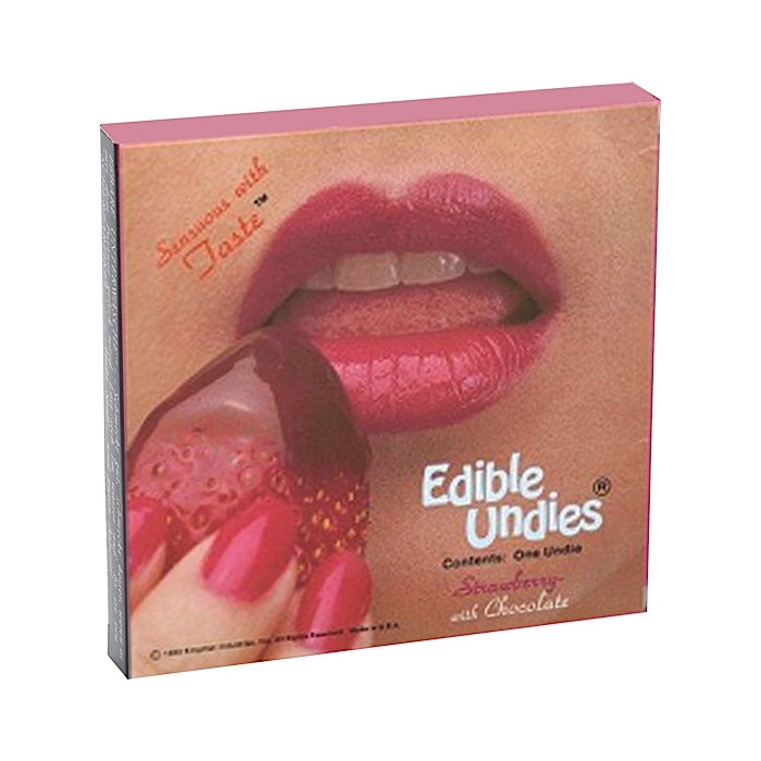 LADIES EDIBLE UNDIES (STRAW & CHOCOLATE