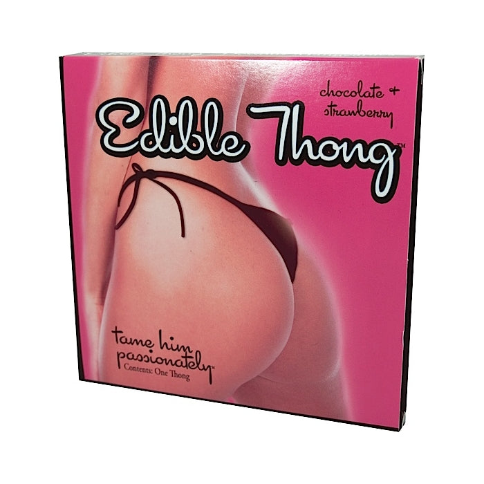 EDIBLE THONG - CHOCOLATE & STRAWBERRY