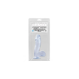 BASIX 6.5IN DONG W/ SUCTION CLEAR