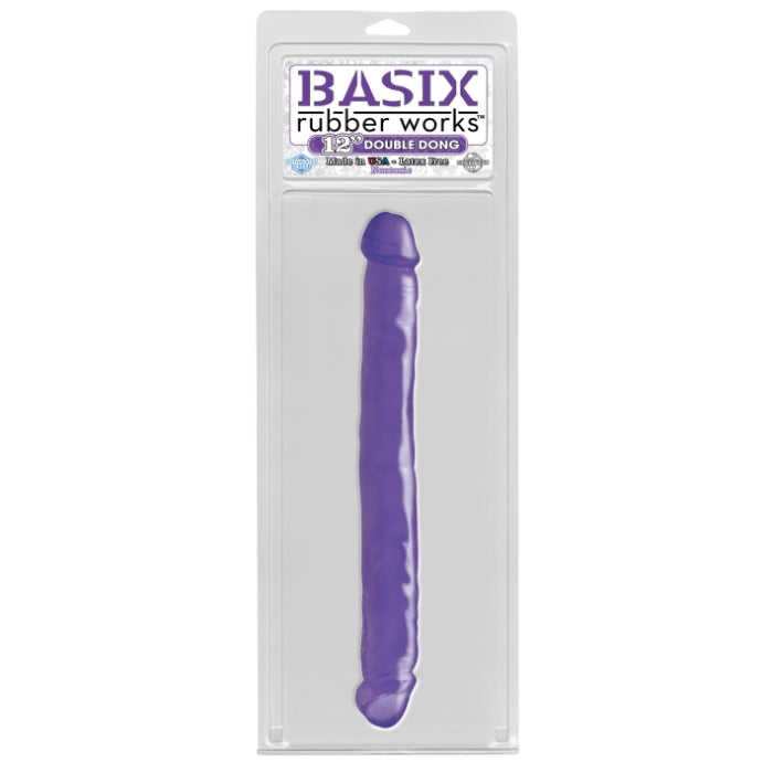 BASIX 12IN DOUBLE DONG- PURPLE