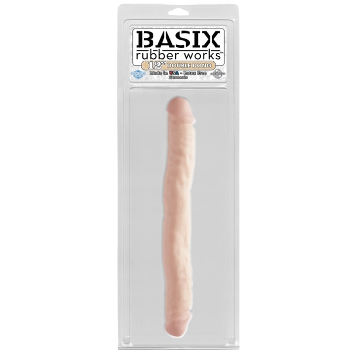 BASIX 12 DOUBLE DONG- FLESH