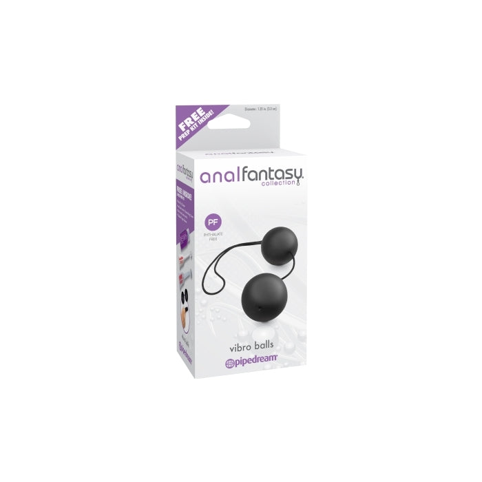 ANAL FANTASY COLLECTION VIBRO BALLS - BLACK