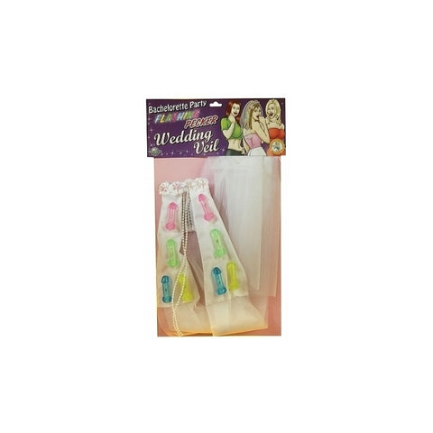 LIGHT UP PECKER PARTY VEIL