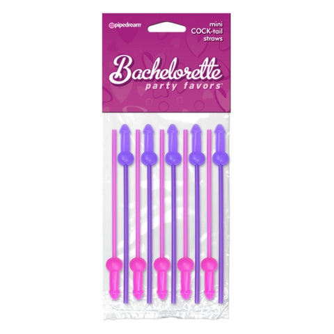 MINI COCK-TAIL STRAWS - 10PCS