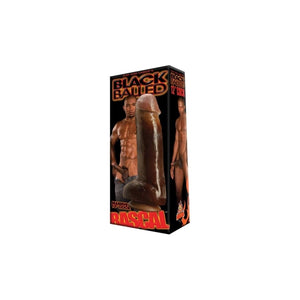 BLACK BALLED DILDO 12IN