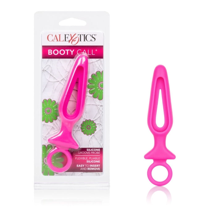 BOOTY CALL SILICONE GROOVE PROBE - PINK