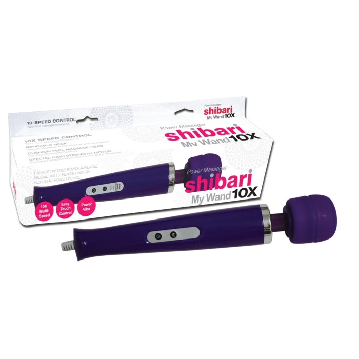 SHIBARI 10X (PURPLE/ 10 POWER SPEEDS/ PLUG IN POWER)