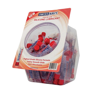 SWISS NAVY SILICONE 10ML - 100CT FISHBOWL