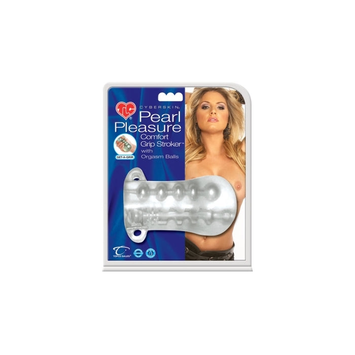 CYBERSKIN PEARL PLEASURE COMFORT GRIP STROKER