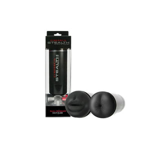 CYBERSKIN STEALTH DOUBLE STROKER, MOUTH & ASS