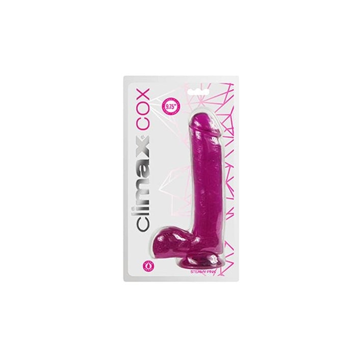 CLIMAX COX 9.5IN COLOSSAL COCK, STEAMY - PINK