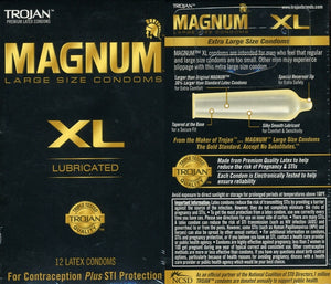 TROJAN 12'S MAGNUM XL LUB