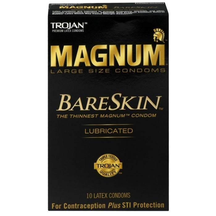 TROJAN MAGNUM BARESKIN 10CT