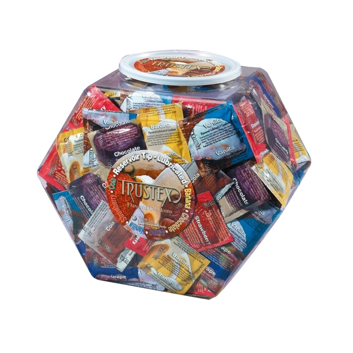 TRUSTEX FLAVOR CONDOMS - BOWL OF 288