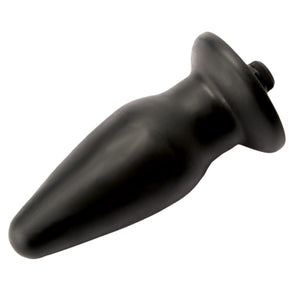 ANAL PLUG - SILICONE - BLACK - LARGE