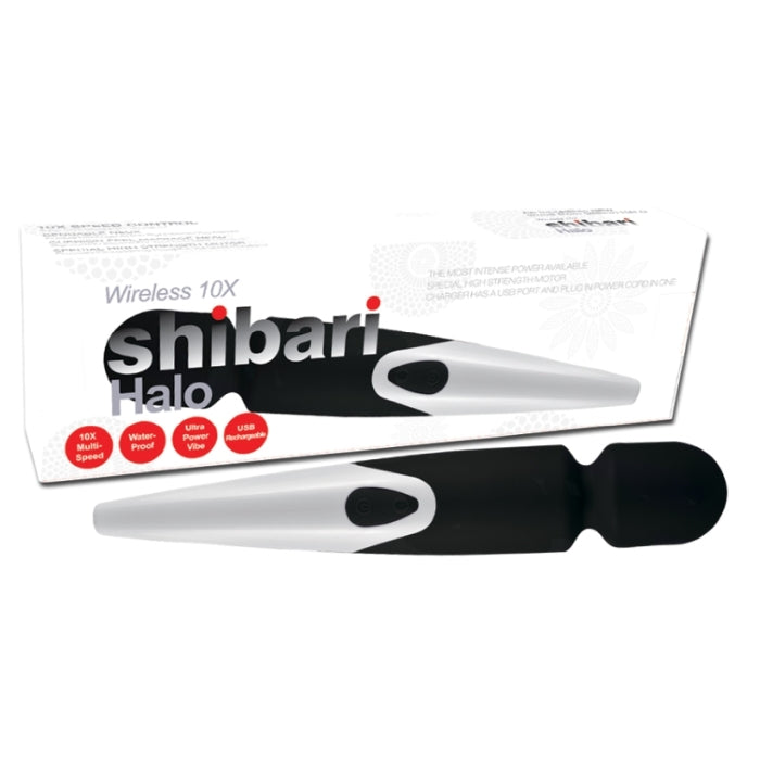SHIBARI HALO WIRELESS BLACK 10X SPEEDS RECHARGEABLE