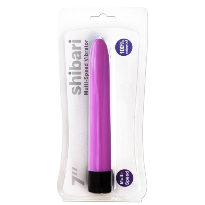SHIBARI 7" MULTI-SPEED VIBRATOR PINK