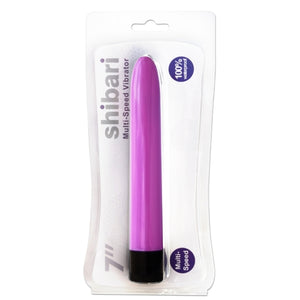 SHIBARI 7" MULTI-SPEED VIBRATOR PINK