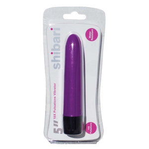 SHIBARI 5" 10X PULSATIONS VIBRATOR PURPLE